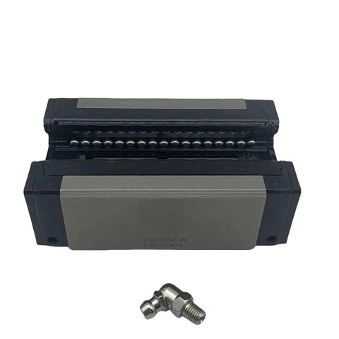 MSB30S Carriage Rail Slider Block for 3D Printer Motion Control front view with metal construction and small screw fitting