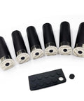 Dry Fire Training Snap Caps 12 Gauge Six Pack For Safe Loading Firing And Misfire Practice Realistic Weight Silver Color.
