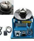 Heavy Duty Rotary Welding Positioner Featuring 110V Power And Smooth Two To Ten Rpm Rotation Compact Mini Turntable For Shops with three jaw chuck