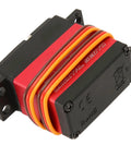 Heavy Duty Full Metal Gear 20 Kg Digital Servo Featuring Smooth Core Motor Drive And Badass Precision Control On Custom Rc Builds And Trail Crawlers, showing the top view with wires.