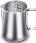 Milk Frothing Pitcher 20 Oz Stainless Steel Espresso Steaming Pitcher With Decorating Pen For Latte Art Cappuccino Coffee Lovers