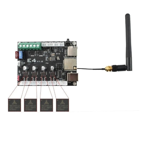 High Performance 3D Printer Control Board For E4 With Built In Antenna And TMC2209 Support Precise Motion Control