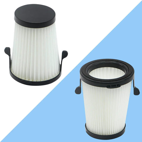 4 Pack HEPA Vacuum Filters for Milwaukee M12 0850-20 Cordless Vacuum Replacement Part 49-90-1950, white pleated design