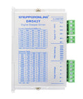 DM542Y digital stepper driver module by StepperOnline with green terminal blocks on a silver metal enclosure