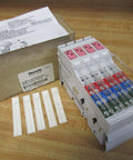 Pack of 8 in-line digital output interface units, 24 VDC 2 A, 8-channel industrial I/O modules for PLC control and factory automation
