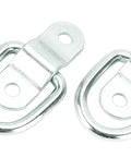 4 Pack Flip Ring Anchors With SecureX System For Cargo Security 400 Lb Load Limit And 1200 Lb Break Strength Zinc Plated Durable Hooks