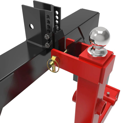 Three Point Tractor Hitch Pins Built Tough for the Farm Heavy Duty Mild Steel Four Inch Usable Length Five and a Half Inch Overall Length Three Quarter Inch Diameter Includes Lynch Pin For Category One Tractors Five Pack installed