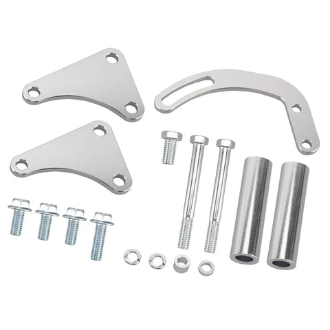 Power Steering Pump Bracket Kit For Chevy Big Block V8 Engines 396 402 409 427 454 502 With bolts and spacers