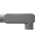 Rock Solid Non Metallic Pvc Type Lr Conduit Body 1 Inch No Sweat Electrical Install 10 Pack in gray color