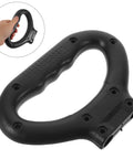 Wagon Replacement Pull Handle With Ergonomic Grip For Folding Garden Wagons And Camping Trolleys Easy Grab Double Hole Plastic Push Handle Universal Fit For Outdoor Camping And Daily Use, black plastic