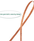 Copper No Clean Solder Wick Desoldering Braid Set For Easy Tin Removal, close-up of precise geometric weaving design