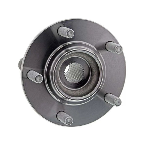 Rear Wheel Hub Bearing Assembly With ABS For Left Or Right Fit Replacement For 2012 To 2017 Mitsubishi Lancer And 2007 To 2013 Mitsubishi Outlander, 1 Piece Unit, Premium Quality ISO IATF 16949 Certified, Quiet Ride, front view.