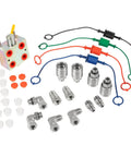 Manual Hydraulic Multiplier With SCV Splitter Diverter Valve Couplers And AG Fittings For 20 GPM Flow At 3000 PSI Max components