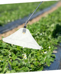 Drift Guard Spray Nozzle With Windproof Shield for backpack sprayers above crop field, boosting coverage and reducing drift.