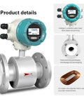 Badass Heavy Duty Electromagnetic Water Flow Meter Sensor With Reliable Performance built tough for nasty industrial sludge DN50