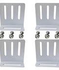 Adjustable Solar Panel Tilt Mount Bracket For RVs Trailers Boats Yachts And Off Grid Systems Heavy Duty Mounting Kit, four brackets and bolts