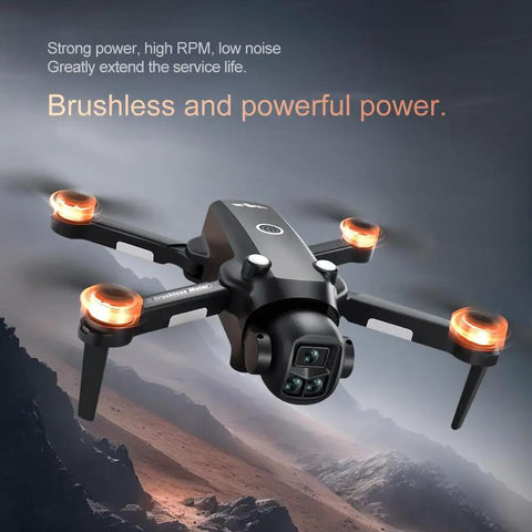 Camera Drone With 5.6 Inch HD Screen Remote, Brushless Motor Power, Ultra Lightweight Under 250g Foldable Pro Quadcopter for Beginners flying
