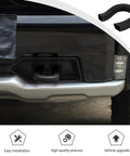 Red Tow Hook Covers For Chevy Silverado And GMC Sierra 2014 2025 Bumper Receiver Cover And Trailer Hitch Protector Rubber Sleeve Trim