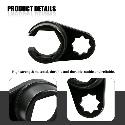 Half Inch Drive Oxygen Sensor Socket With Seven Eighths Inch Hex Offset For Easy Removal, Wire Gate Prevents Wire Damage, Carbon Steel Pro Grade Tool Built To Last, Universal Fit For Most Vehicles, For Weekend Warriors And Pros top view