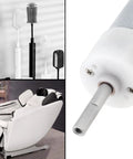 Flat Shaft DC Motor With Beefy High Torque Gearbox for bottle brush and electric scrubber next to cleaning tools