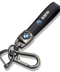 Durable Zinc Alloy Keychain For Men And Women With 360 Degree Spin Black Polished Finish BMW Logo Key Ring Accessory