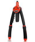 Heavy Duty Pop Rivet Gun 13 Inch Pro Hand Riveter With Automatic Rebound Spring For Easy Pulling And 5 Interchangeable Nosepieces