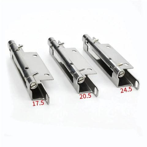 Three sizes of built tough detachable stainless steel cabinet door hinge with carbon steel spring hidden folding hinge for industrial cabinets