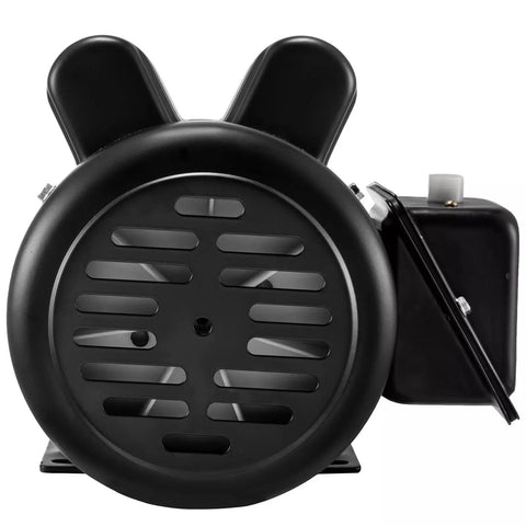 1.5HP Single Phase Electric Motor 1750 RPM 56C Frame With Five Eighths Inch Shaft 115 230V SHDC Four Pole Replacement For VEVOR OEM Black Built Tough For Air Compressors And Machinery Plug And Play Ready, black TEFC motor housing