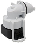 Dishwasher Pressure Sensor Replacement WD21X25468 Easy DIY Install Fixes Leaks And Poor Washes Model Specific Fit For Select Dishwashers Keeps Water Pressure In Check, white plastic sensor