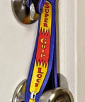 Travel Ready Deadbolt Strap Lock, Portable Door Security For Home Or Hotel Rooms, Easy Install On Most Deadbolts, installed