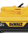Side view of 12V Max Battery 3.0Ah with Fuel Gauge and 3 LED Charge Indicator for 12V Max Tools compatible with DCB Chargers