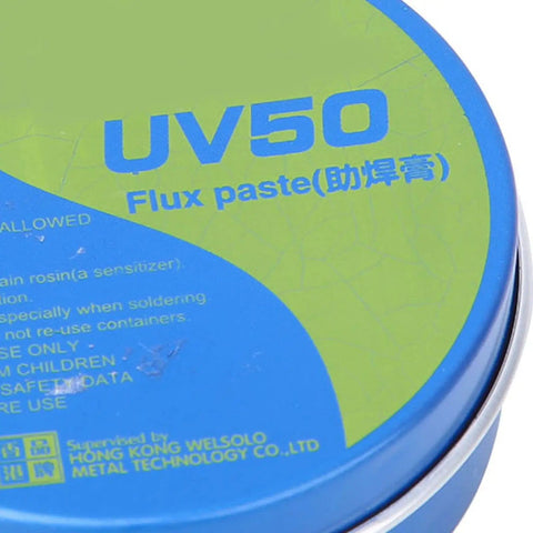 All Purpose Solder Flux Paste For Electronics Rosin Flux For PCB SMD BGA PGA Soldering UV50 Label