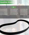 Upgraded WE12X27300 Washer Drive Belt For GE Clothes Washers Replaces 4587578 AP6328196 PS12342956 shown with compatible models