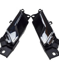 Upgrade Your Ride With This Top Tier Inner Car Door Handle For Saturn Vue Xe And Xr Models From 2008 To 2010 Featuring Solid PC Build Plus Smooth Grip Pull Knob For Easy Interior Access. Pair of black plastic inner car door handles for 2008-2010 Saturn Vue.
