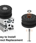4 Pack Anti Vibration Feet For 3D Printer Universal Rubber Feet Anti Slip Silicone Pads installation and components
