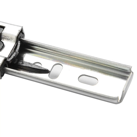 Close-up of 5 Inch Drawer Slides Full Extension Ball Bearing Drawer Runners Side Mount With Smooth Nylon Wheels For Kitchen Cabinets Wardrobes And Dressers 44.1 Pound Capacity Soft Close