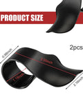 Universal 2 Piece Motorcycle Throttle Boosters And Cruise Control Add Ons For 7 8 Inch Handlebars, 2.55x0.98 inch black plastic.
