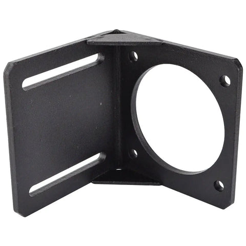 Nema 34 Stepper Motor Mounting Bracket 86mm 90 Degree L Shaped Beefy Built Alloy Steel For CNC Machines And Precision Projects ST M7