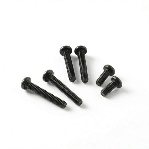 Built To Last Rugged Black Oxide Pan Head Machine Screws M2.5 X 5mm 50 Pack Fully Threaded Phillips Drive 304 Stainless Steel Rust Resistant