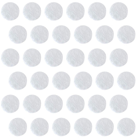 200 Pcs Microdermabrasion Cotton Filters Replacement 10 mm Universal Fit Diamond Dermabrasion Vacuum Filters displayed in a grid