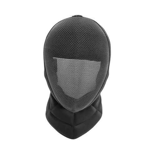 Front view of Fencing Mask Headgear With Full Face Shield Ventilated And Lightweight Beefed Up Adjustable Strap Padded Forehead And Chin