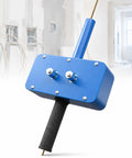 Pro Grade Power Drill Wire Puller With Heavy Duty Steel Body And Twenty Meter Fish Tape Included For Fast Track Conduit Threading No Sweat Cable Installation On Any Project Site in a blue finish.