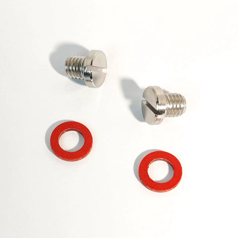 2 Pack Stainless Steel Drain Screw Plug And Gasket Kit For Outboard Lower Unit Built To Last Premium 304 Stainless Steel Construction