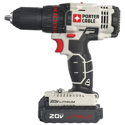 20V Max Cordless Drill and Driver and Impact Driver Combo Kit With 1/2 Inch Chuck and 1/4 Inch Impact, 283 Watts Out Power