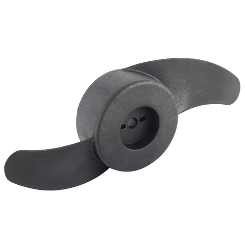 Two Blade Nylon Propeller For Electric Trolling Motor Outboard Power Prop Kit Includes Prop Pin And Nut Black Finish 2.9 Hub 3.2 Outer Diameter Built For Towing And Freshwater Fun