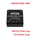 10 Watt Isolated Dc Dc Converter Board With Wide 18 To 75V Input And Selectable 3v 5v 9v 12v 24V Outputs Delivering Rock Solid Switching Power For Garage Builds And E Vs That Rolls Slick, black converter module with specs.