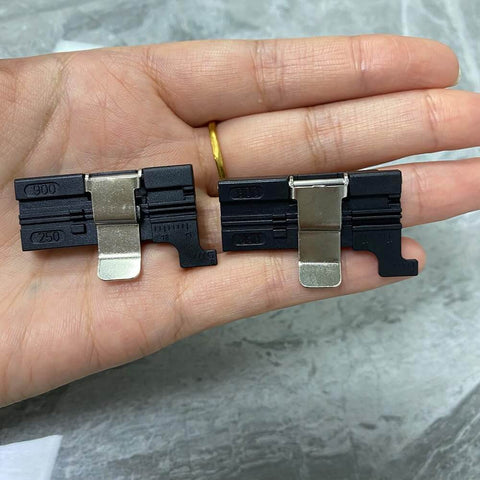 3 In 1 Fiber Cleaver, Fiber Holder And Fiber Fixture Clamp For FTTH 250um 900um Cables, Aluminum Alloy Construction, Black Finish
