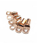 Awesome 120Pcs Assorted SC6 To SC25 Car Auto Copper Lug Ring Terminal Lugs With Seal And Heat Shrink Tubing For CrImp Connectors That Make Electrical Wiring A Total Vibe. Copper ring lugs SC6-SC25