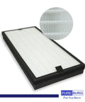 Replacement HEPA Filter Kit With Activated Carbon For Rowenta Intense Pure Air XL PU60XX Series, close-up of filter texture