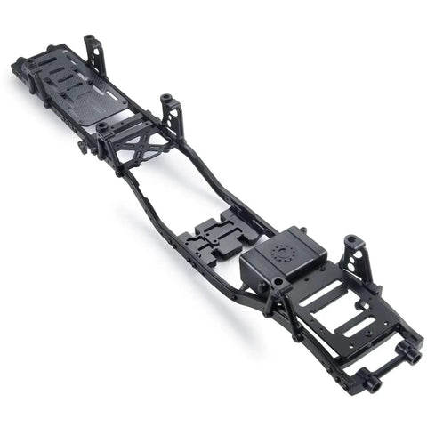 Axial RC Car Chassis Frame Upgrade For SCX10 90046 90047 90027 90028 One Tenth Scale Rock Crawler Beefed Up Heavy Duty Metal Carbon Body Kit